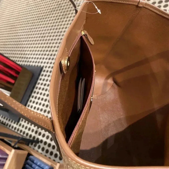 CITY TOTE IN SIGNATURE CANVAS (COACH 5696) - Picture 7 of 9